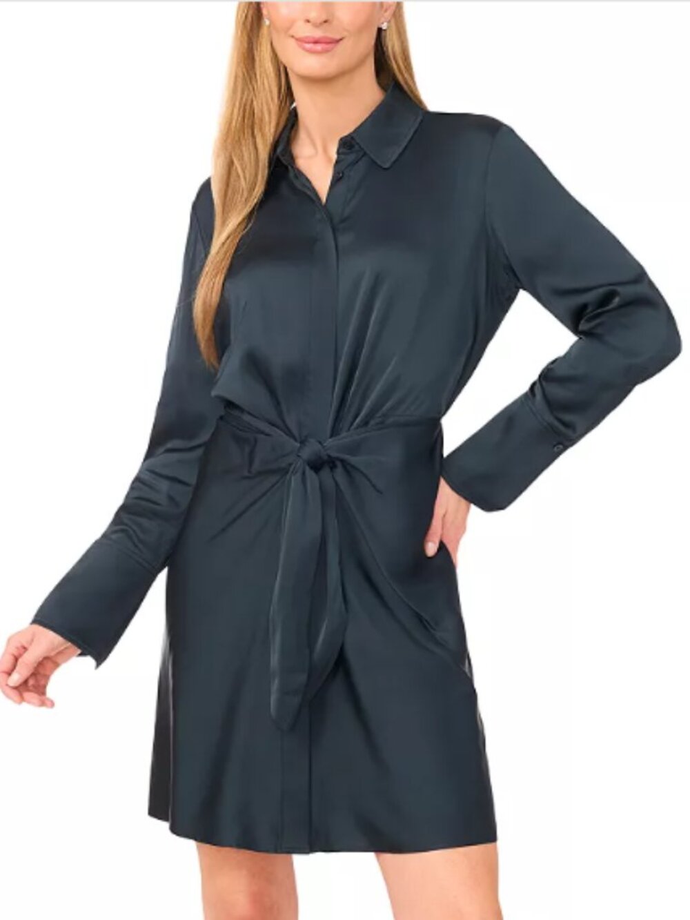 [NWT] Ted Baker Corinaaa Mini Dress - Forrest Green Shirt Dress